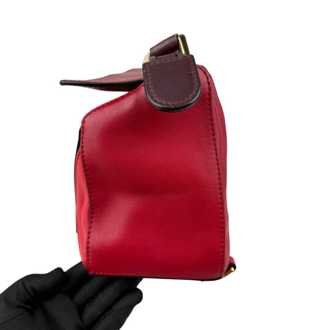 Loewe Medium Tricolor Calfskin Puzzle satchel