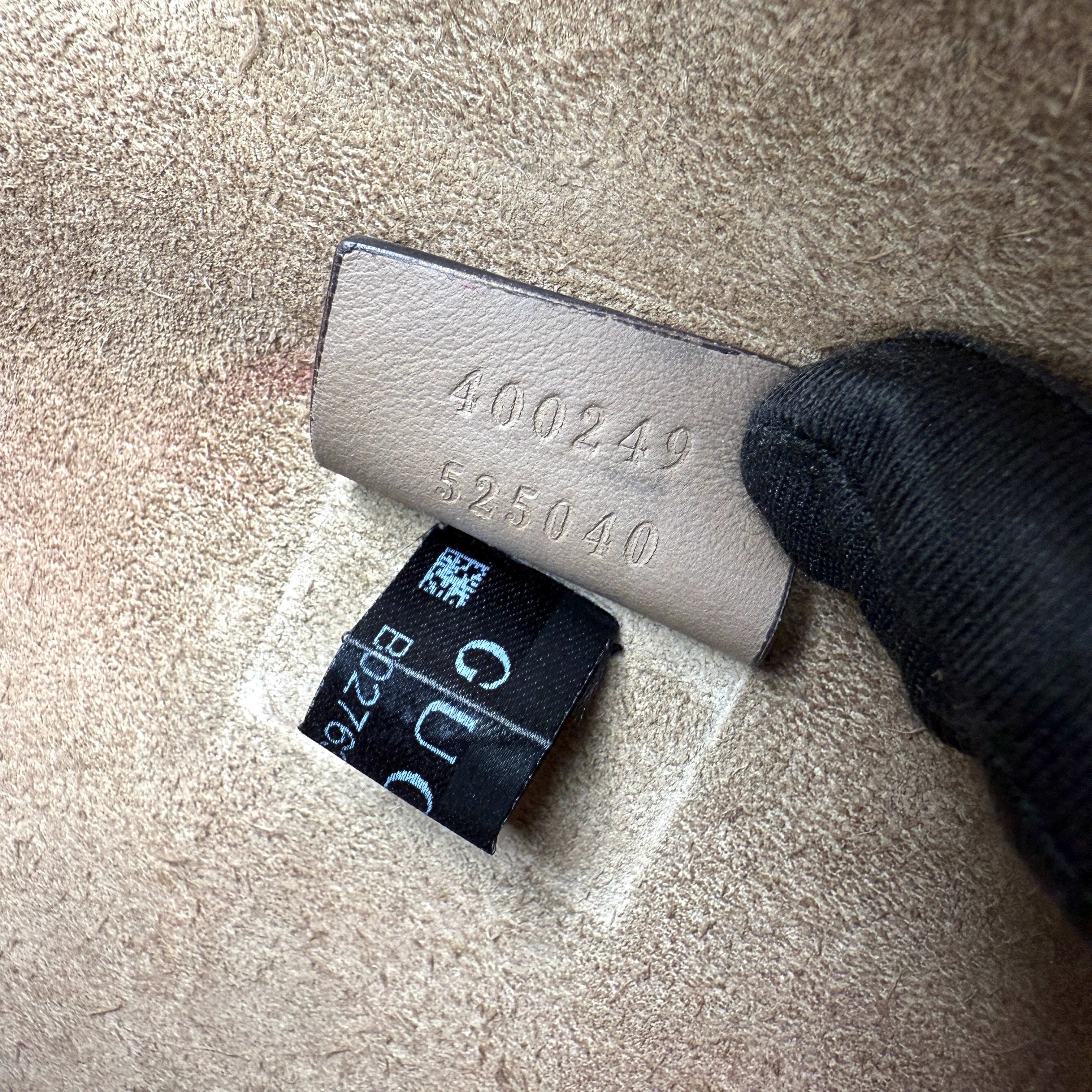 gucci dionysus gg shoulder bag medium brown canvas inside pocket detail