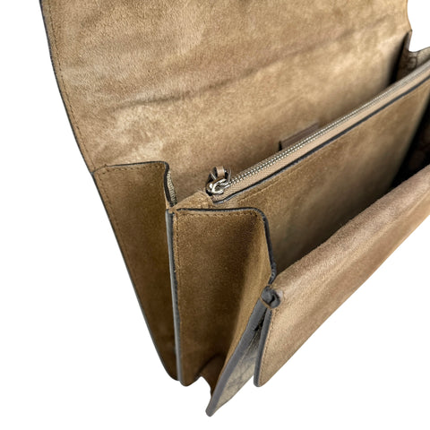 Gucci Dionysus GG Shoulder Bag Medium Brown Canvas