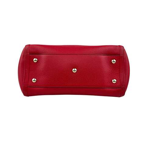 Gucci Soho Red Leather Handbag Shoulder Bag Crossbody