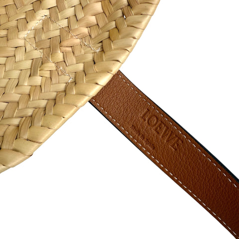 Loewe leather-trimmed basket tote