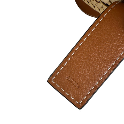 Loewe leather-trimmed basket tote