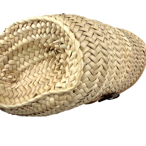 Loewe leather-trimmed basket tote