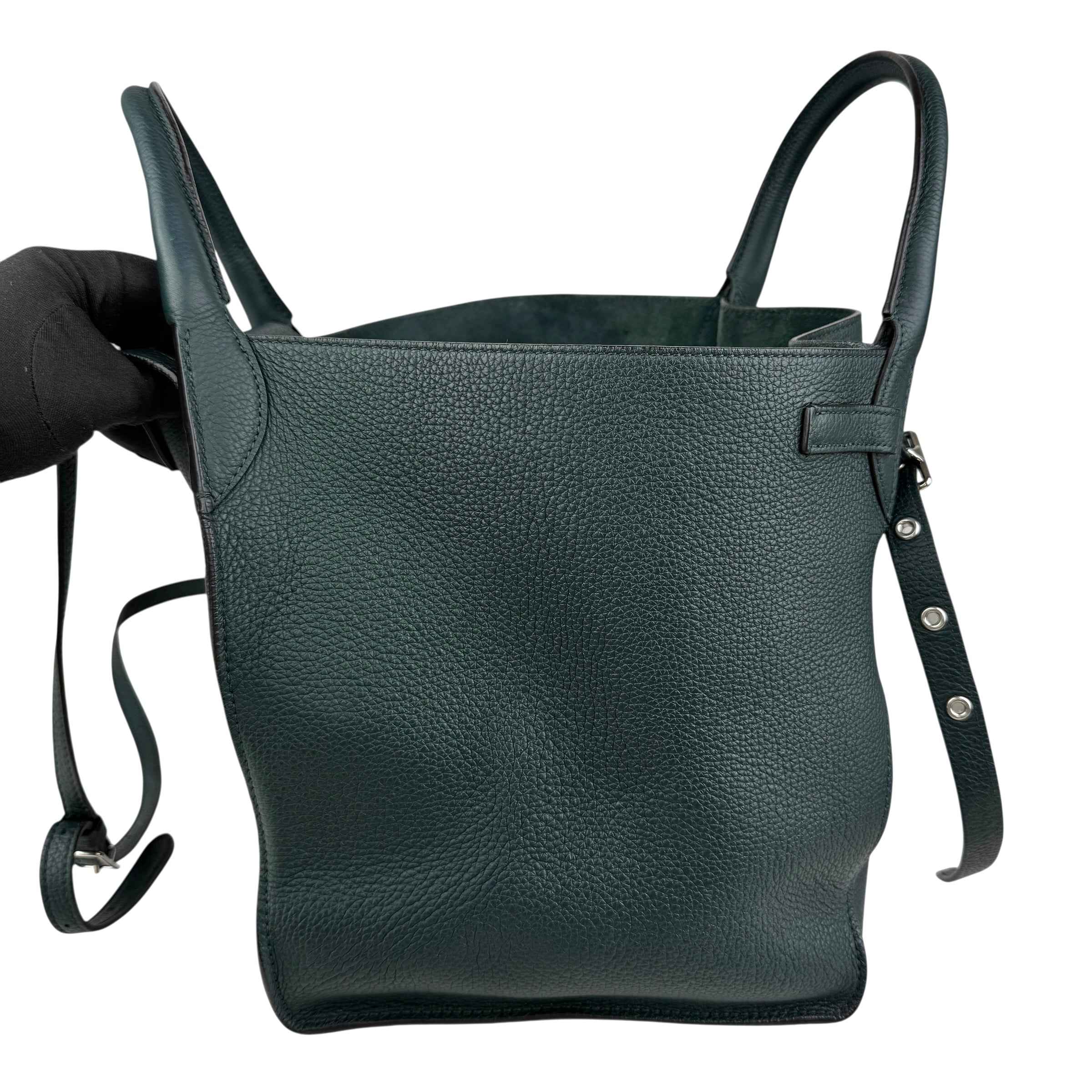 Celine Big Bag leather handbag Green