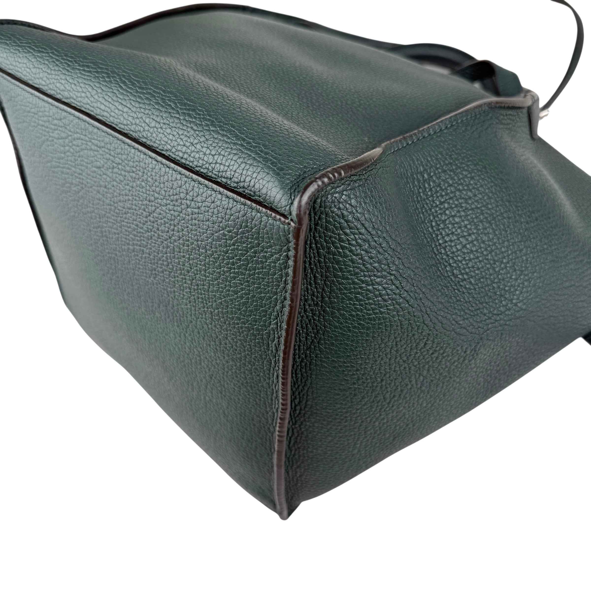Celine Big Bag leather handbag Green