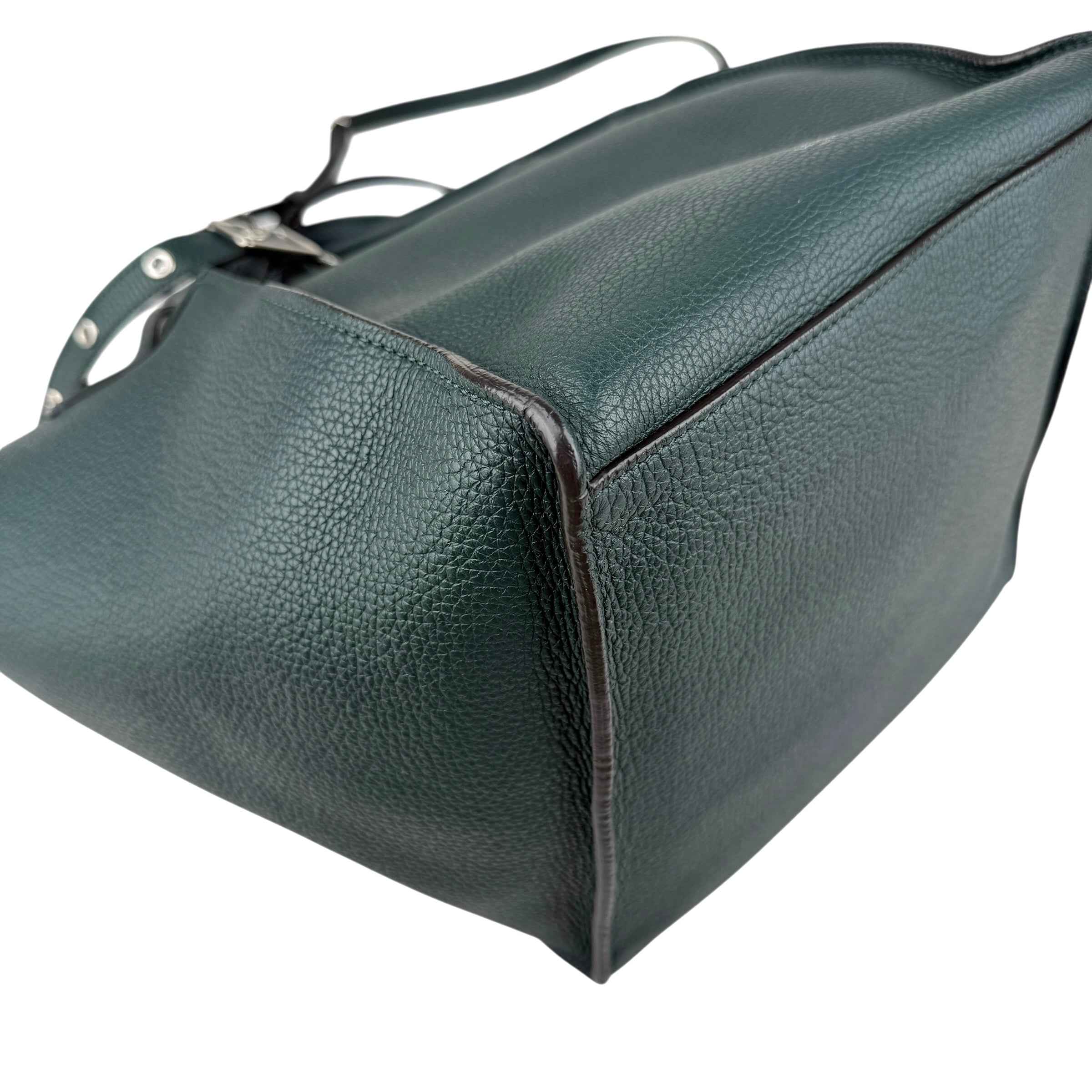 Celine Big Bag leather handbag Green