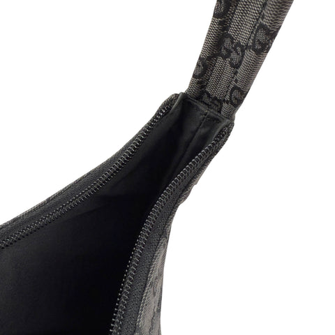 Gucci GG Canvas Shoulder Bag Black