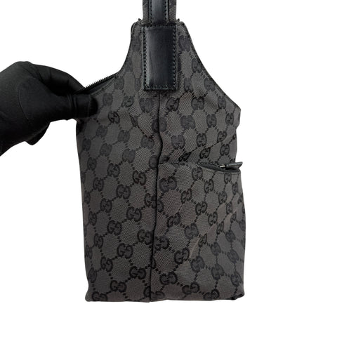 Gucci GG Canvas Shoulder Bag Black