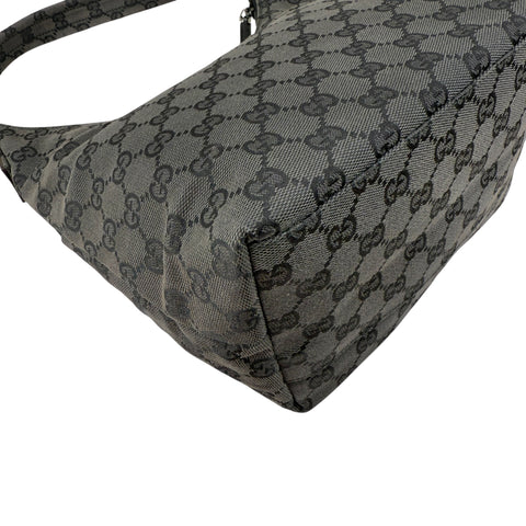 Gucci GG Canvas Shoulder Bag Black