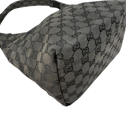 Gucci GG Canvas Shoulder Bag Black