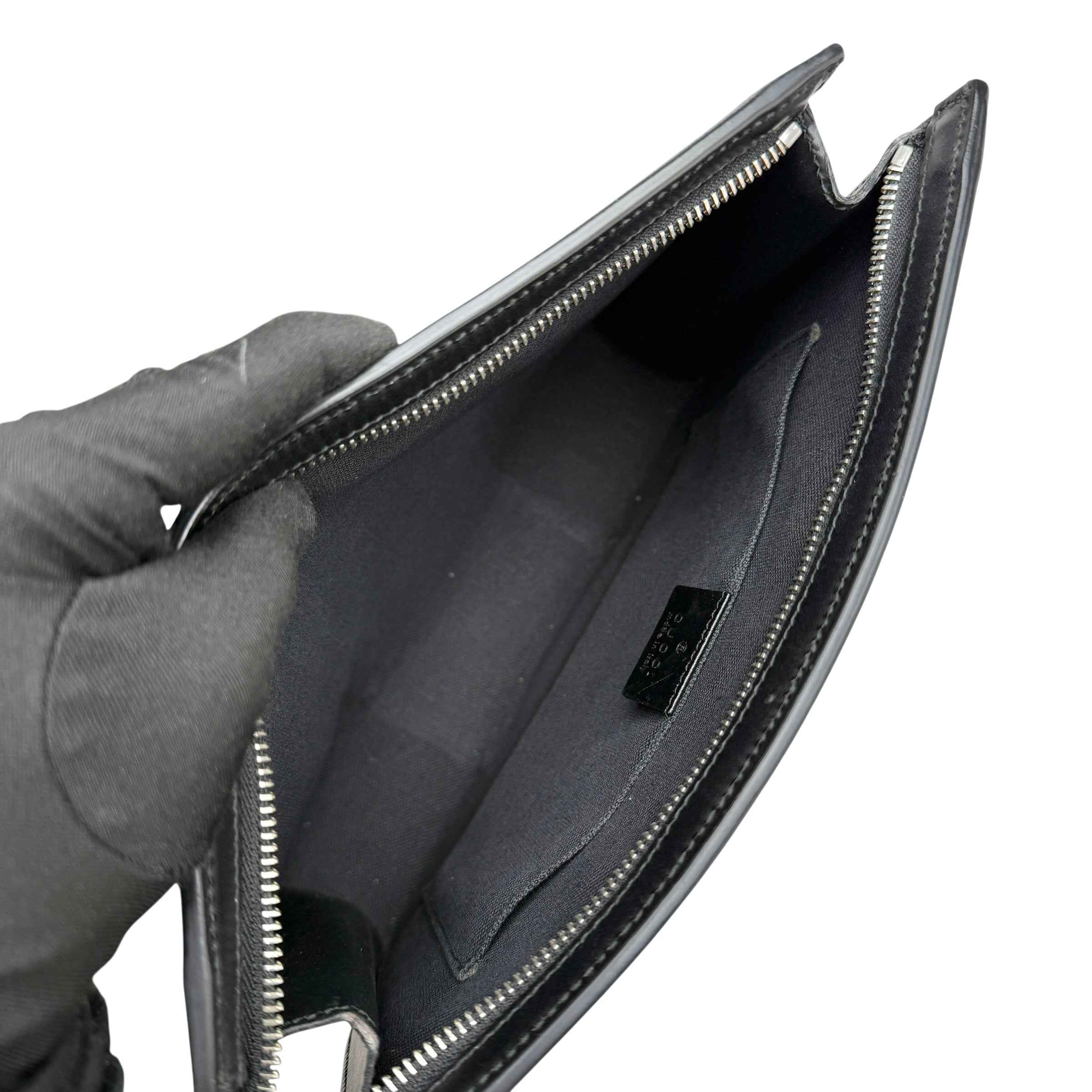 Gucci GG Supreme Web Zipped Pouch
