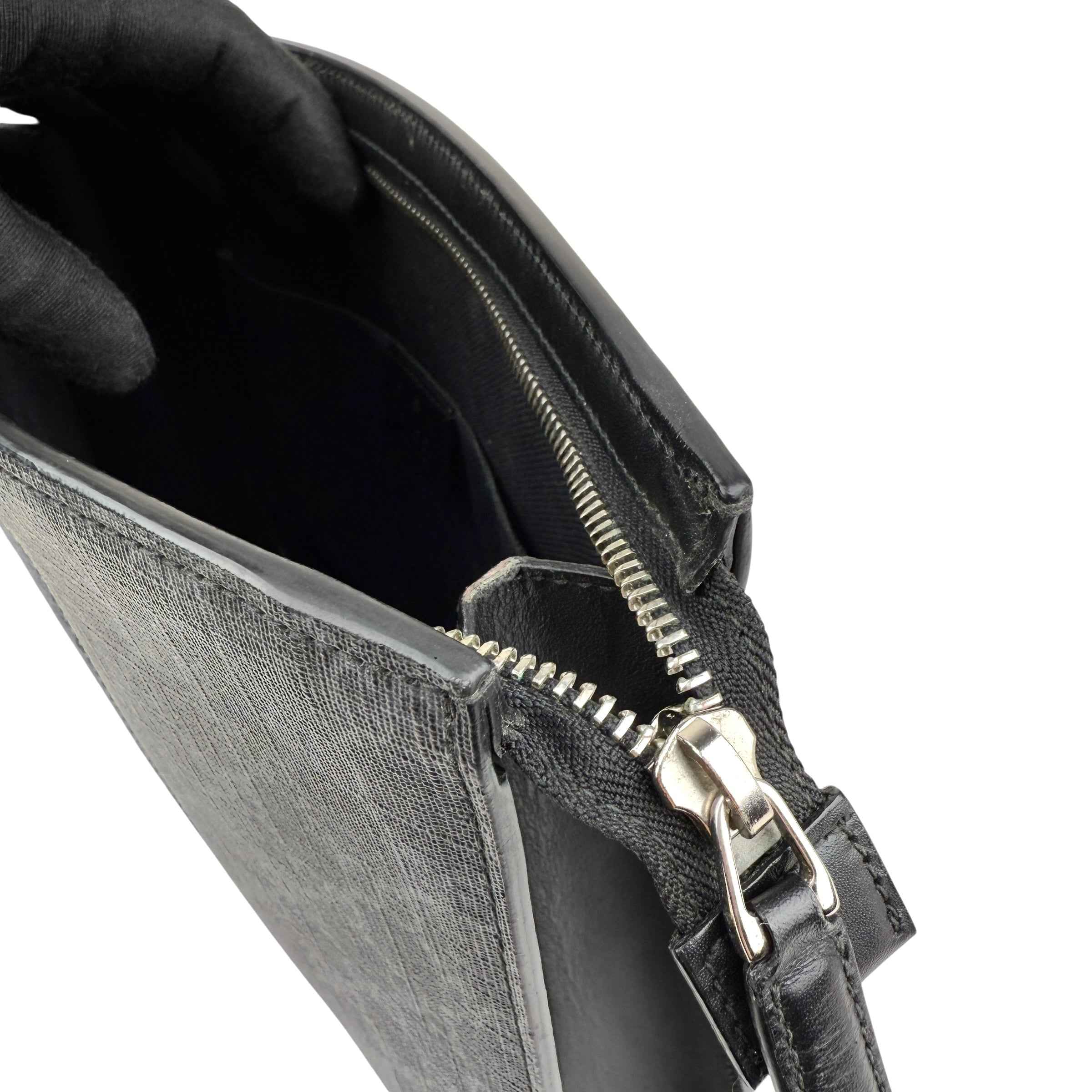 Gucci GG Supreme Web Zipped Pouch