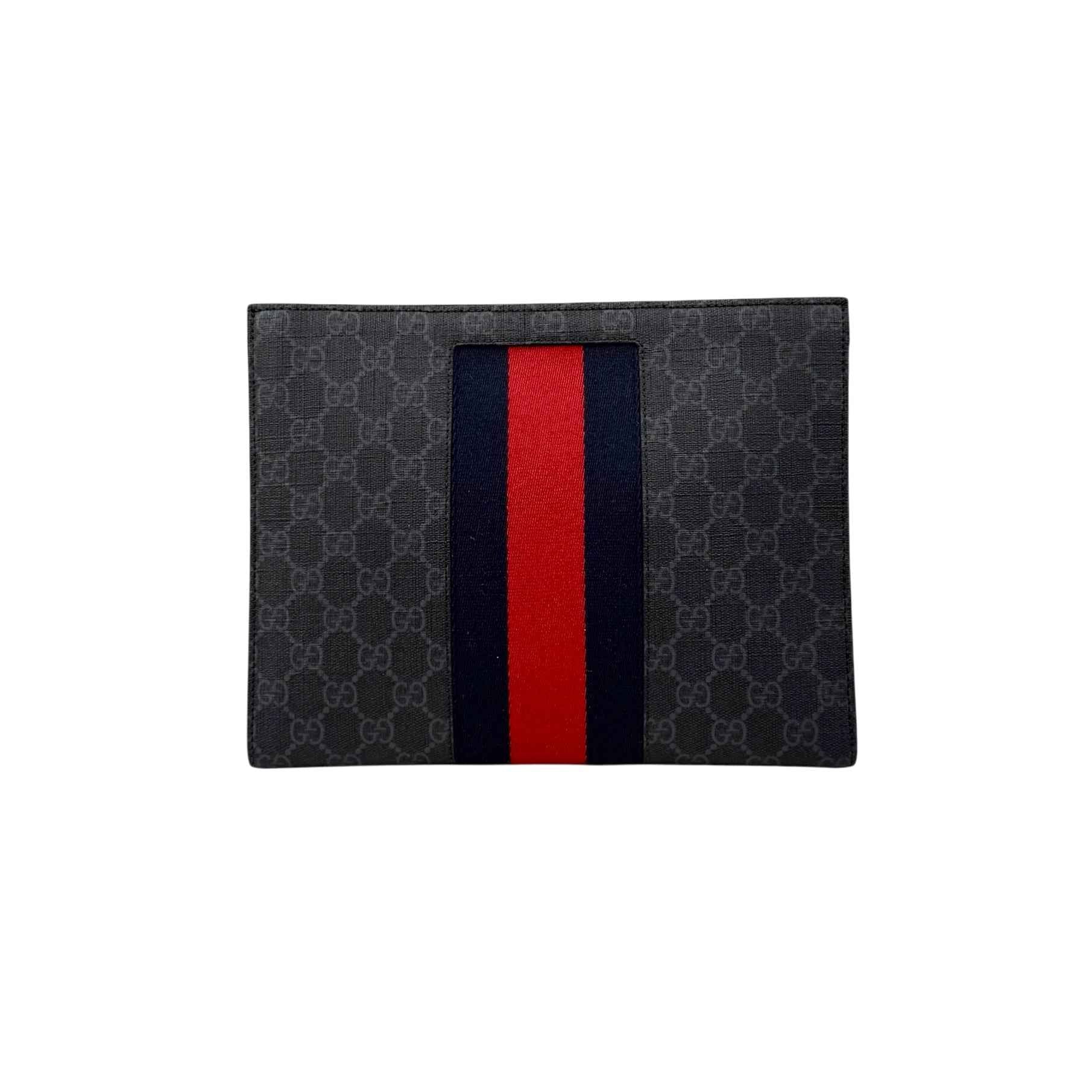 Gucci GG Supreme Web Zipped Pouch