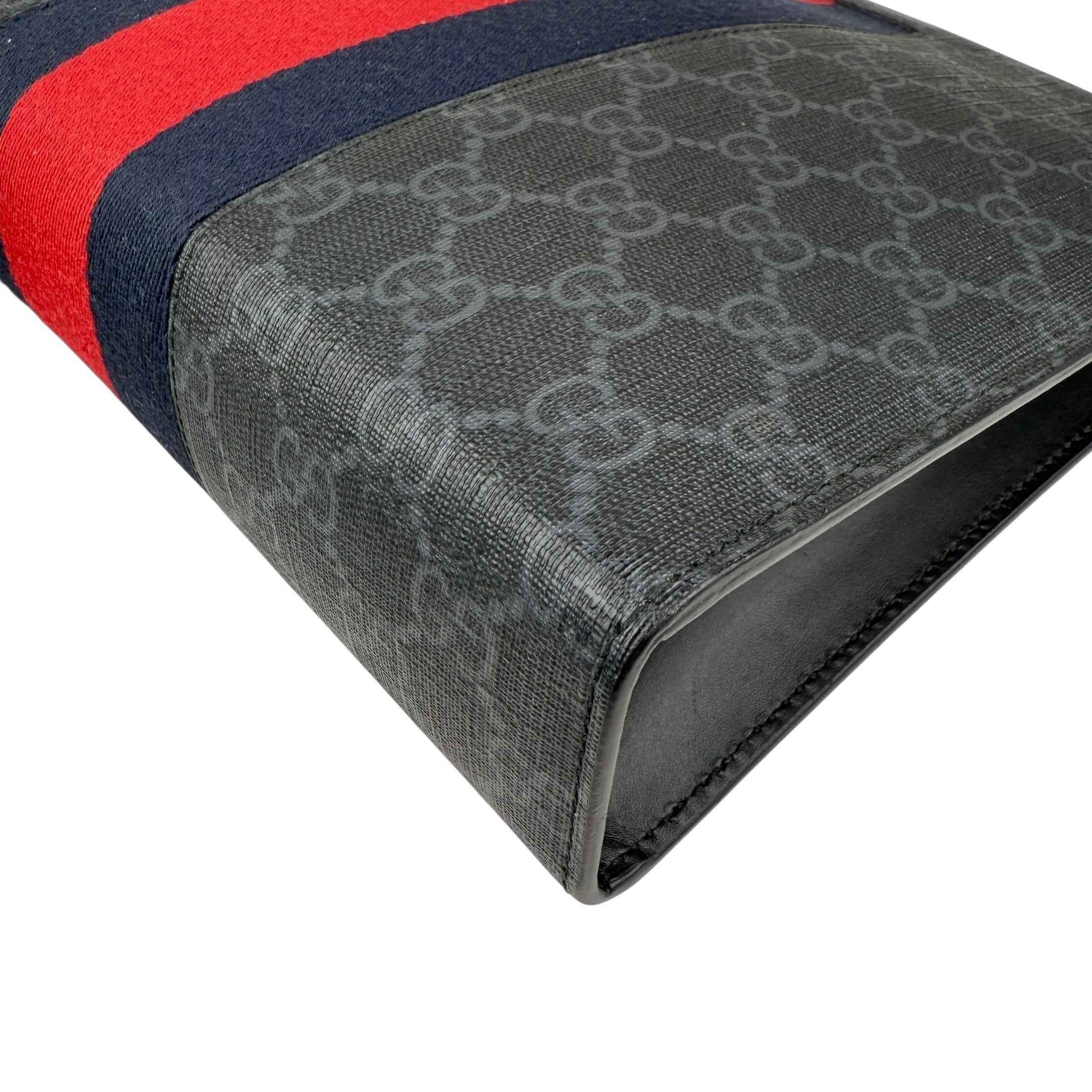 Gucci GG Supreme Web Zipped Pouch