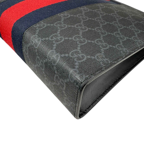 Gucci GG Supreme Web Zipped Pouch