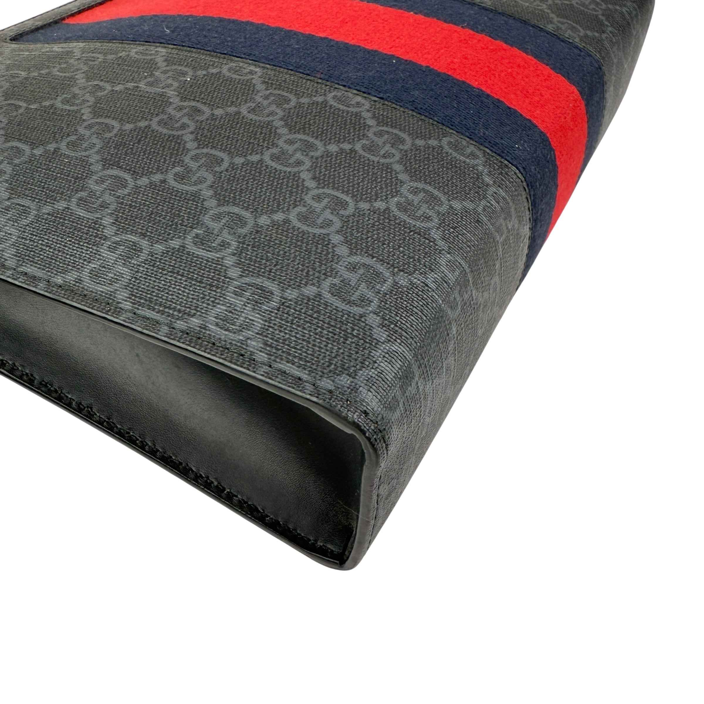 Gucci GG Supreme Web Zipped Pouch