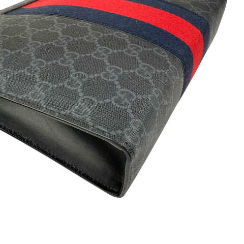 Gucci GG Supreme Web Zipped Pouch