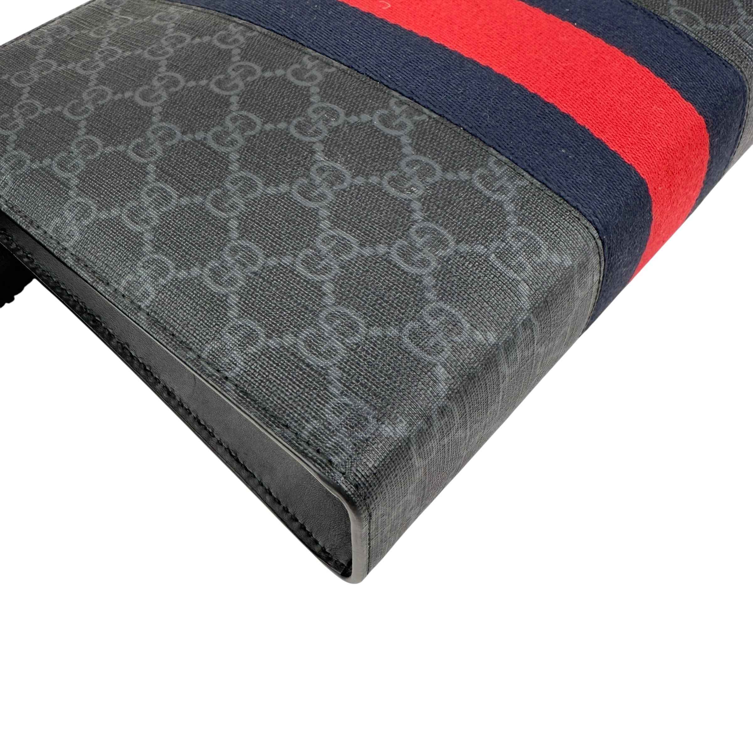 Gucci GG Supreme Web Zipped Pouch