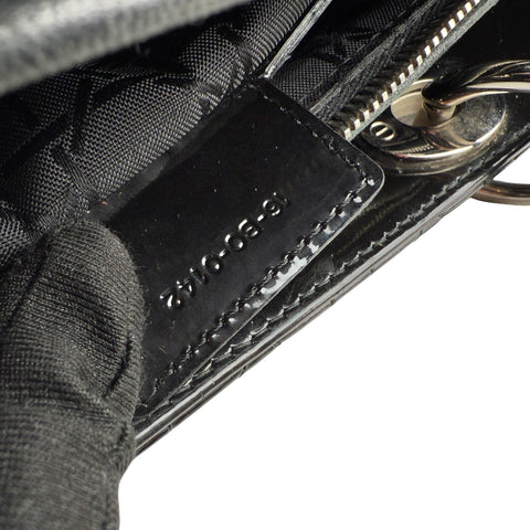 Christian Dior Black Cannage Quilted Patent Leather Lady Dior Bag