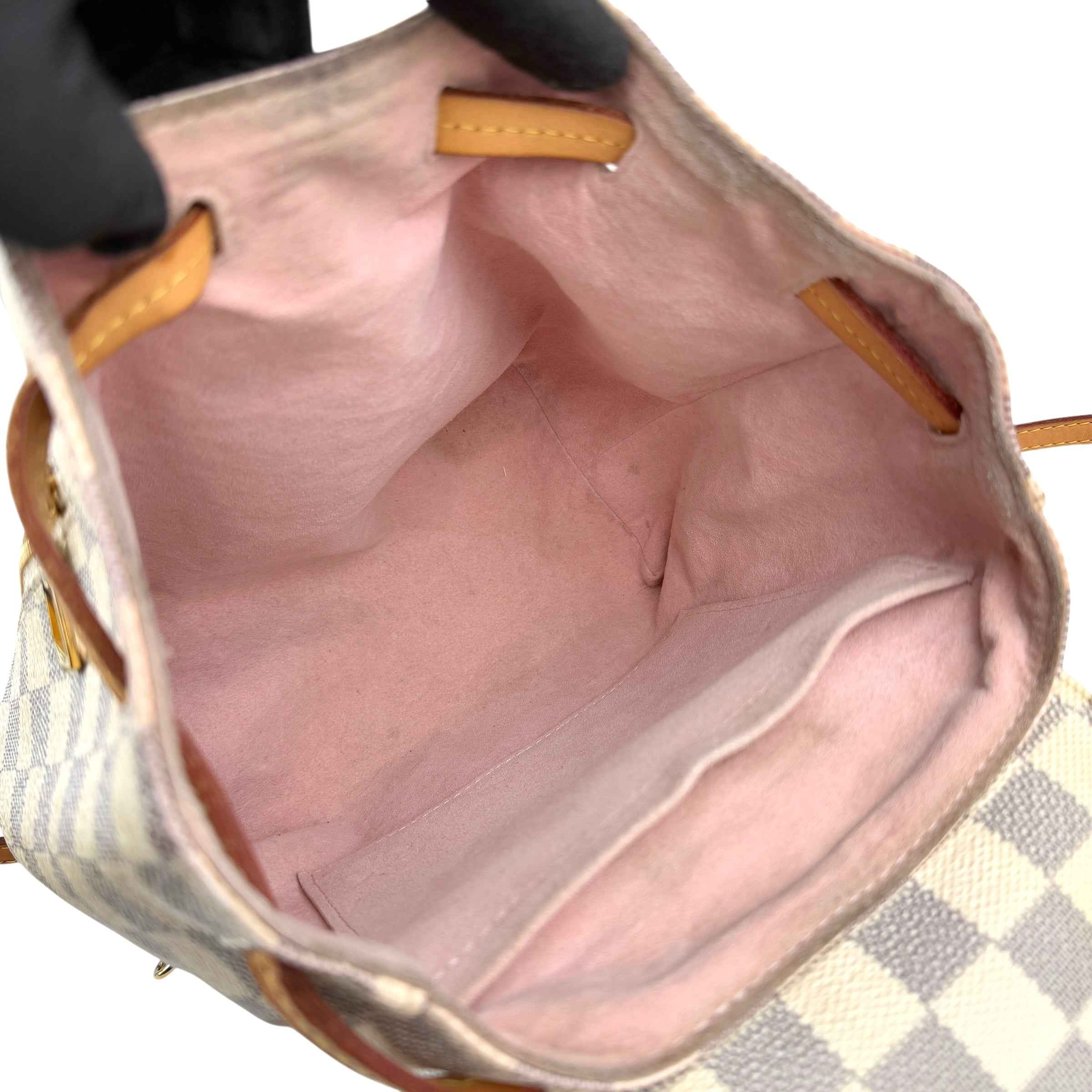 Louis Vuitton Damier Azur Canvas Sperone Backpack Bag