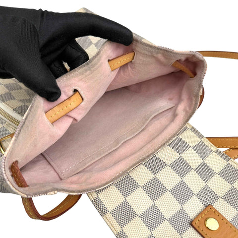 Louis Vuitton Damier Azur Canvas Sperone Backpack Bag