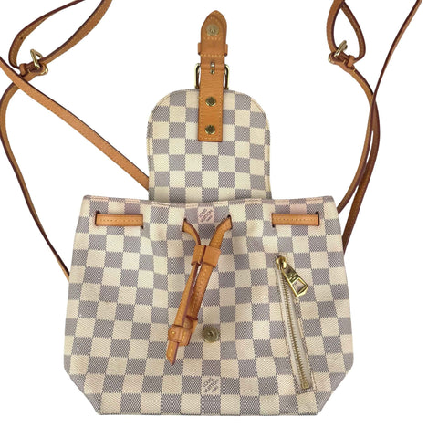 Louis Vuitton Damier Azur Canvas Sperone Backpack Bag