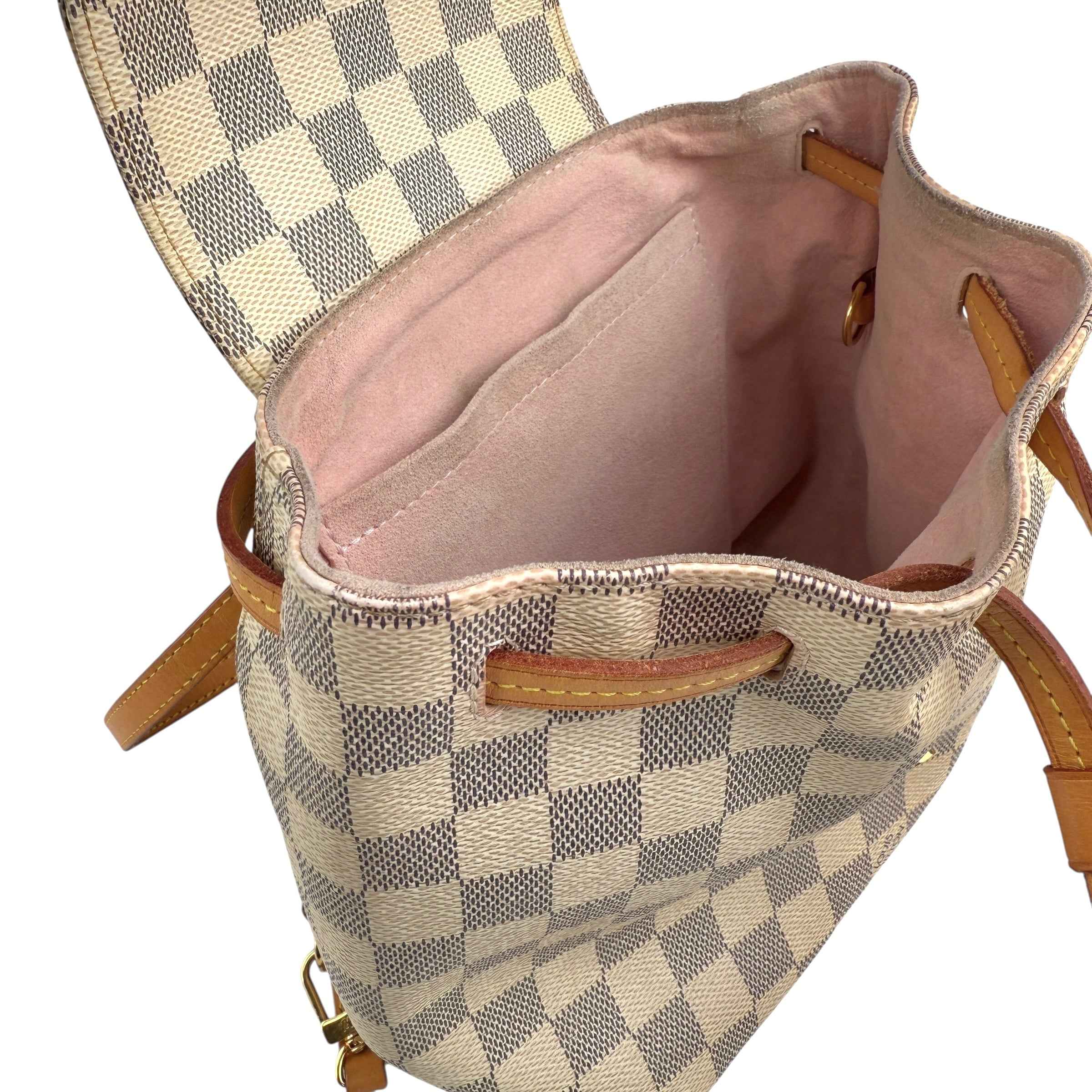 Louis Vuitton Damier Azur Canvas Sperone Backpack Bag