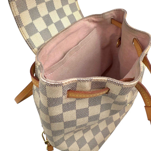 Louis Vuitton Damier Azur Canvas Sperone Backpack Bag