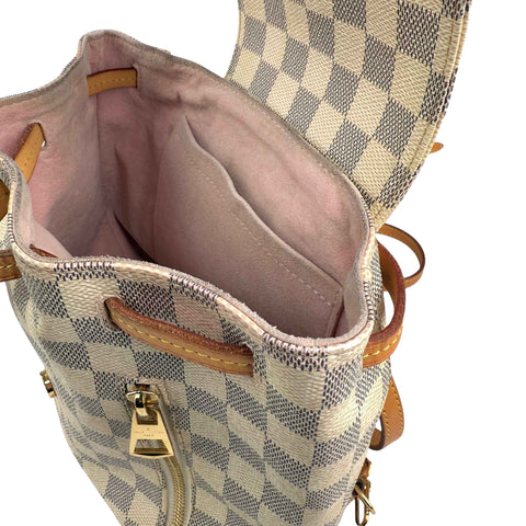 Louis Vuitton Damier Azur Canvas Sperone Backpack Bag