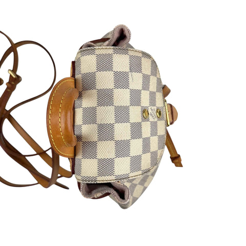 Louis Vuitton Damier Azur Canvas Sperone Backpack Bag