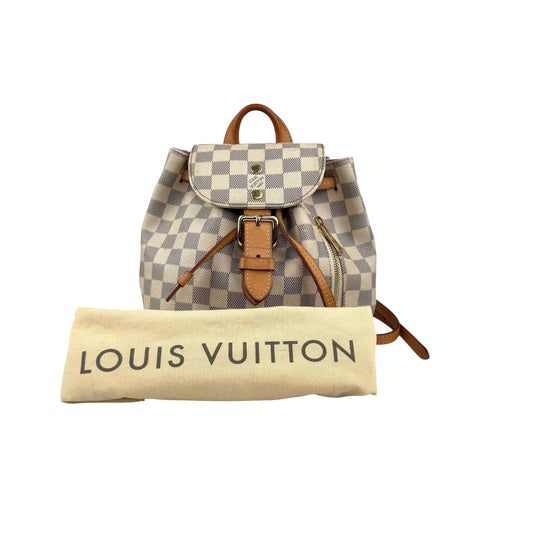 Louis Vuitton Damier Azur Canvas Sperone Backpack Bag