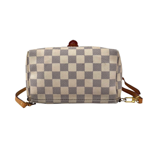 Louis Vuitton Damier Azur Canvas Sperone Backpack Bag