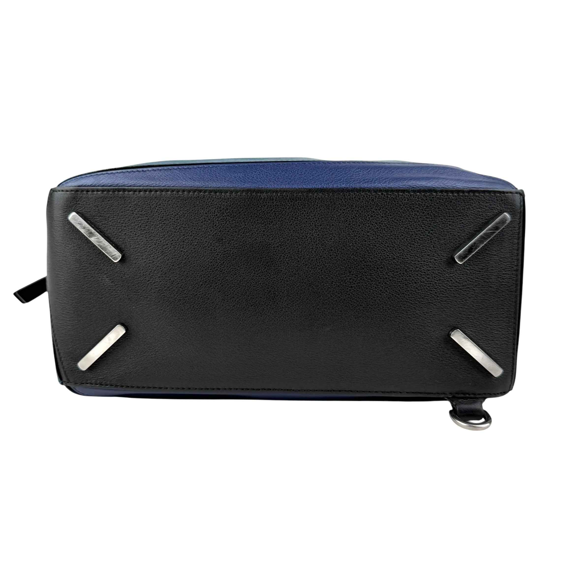 Loewe Calfskin Colorblock Medium Puzzle Bag Blue