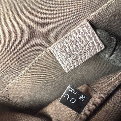 Gucci Brown GG Crystal Canvas Dome Handbag Small