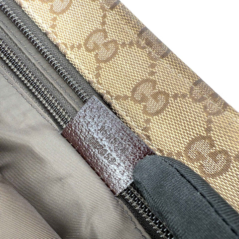 Gucci Beige/Brown GG Canvas and Leather Diaper Tote