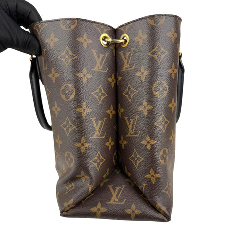louis vuitton monogram canvas flower tote bag left