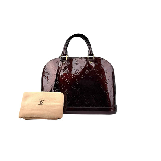 Louis Vuitton Amarante Monogram Vernis Alma Bag