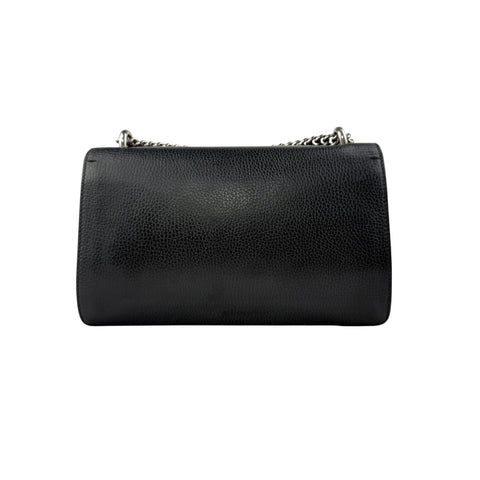 Pre-owned Gucci Black Grained Leather Medium Dionysus Shoulder Bag shoulder bag