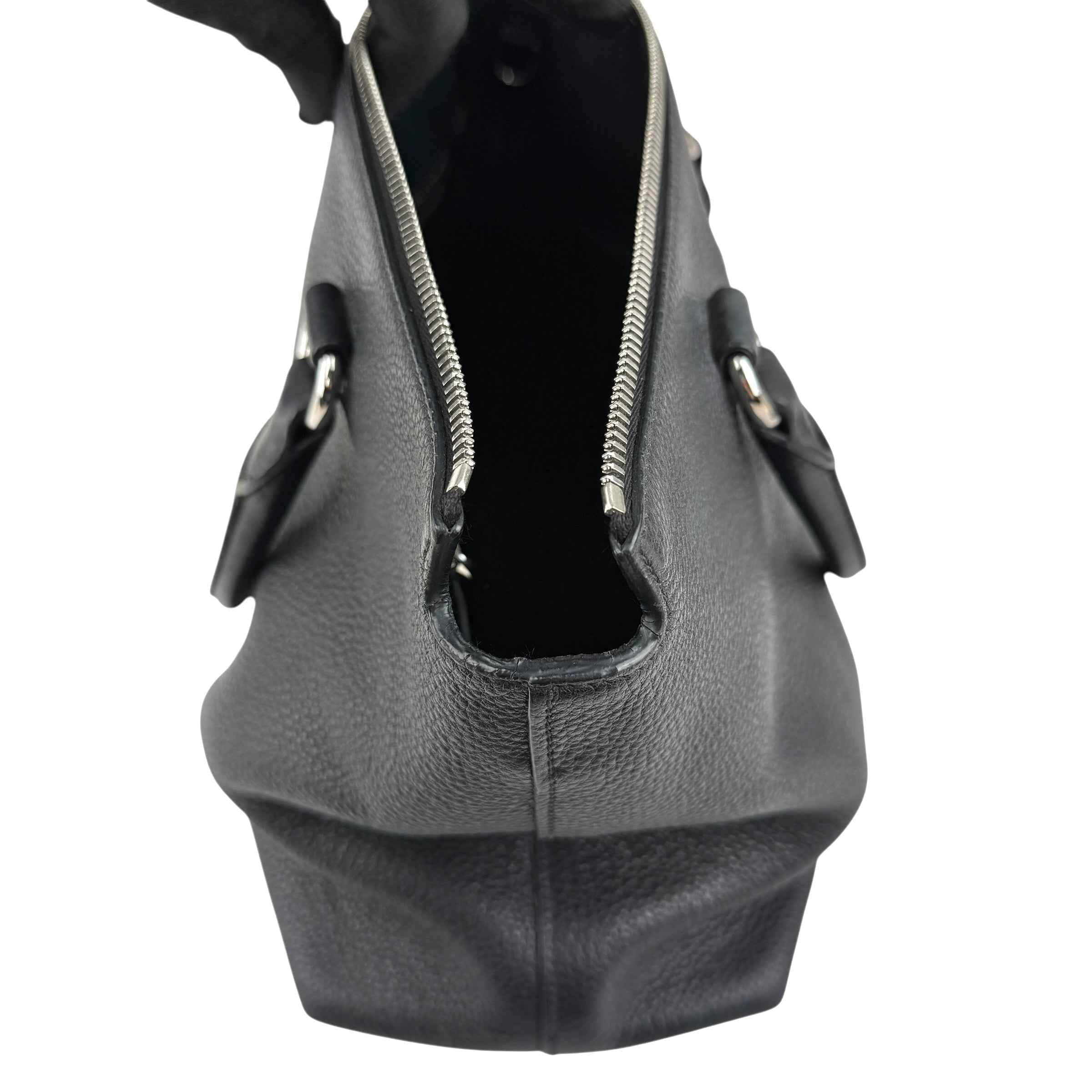 Prada Vitello Daino Leather Galleria Black Handbag