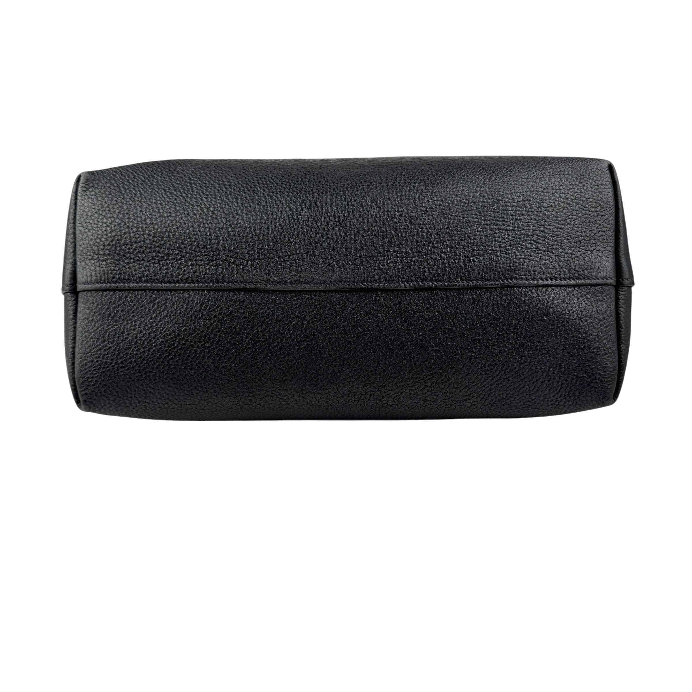 Prada Vitello Daino Leather Galleria Black Handbag