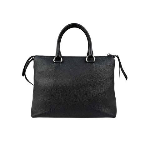 Prada Vitello Daino Leather Galleria Black Handbag