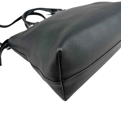 Prada Vitello Daino Leather Galleria Black Handbag