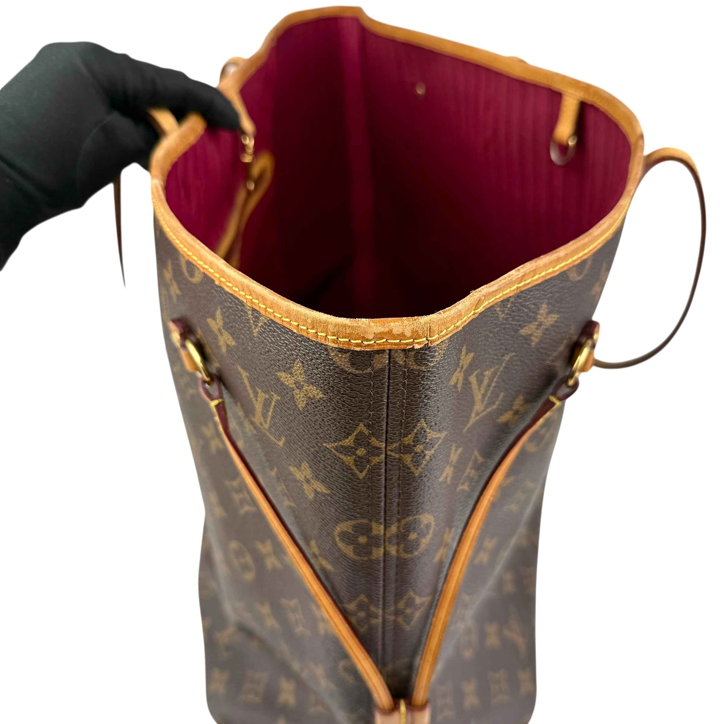Louis Vuitton Neverfull GM Tote Brown Canvas Coated Monogram