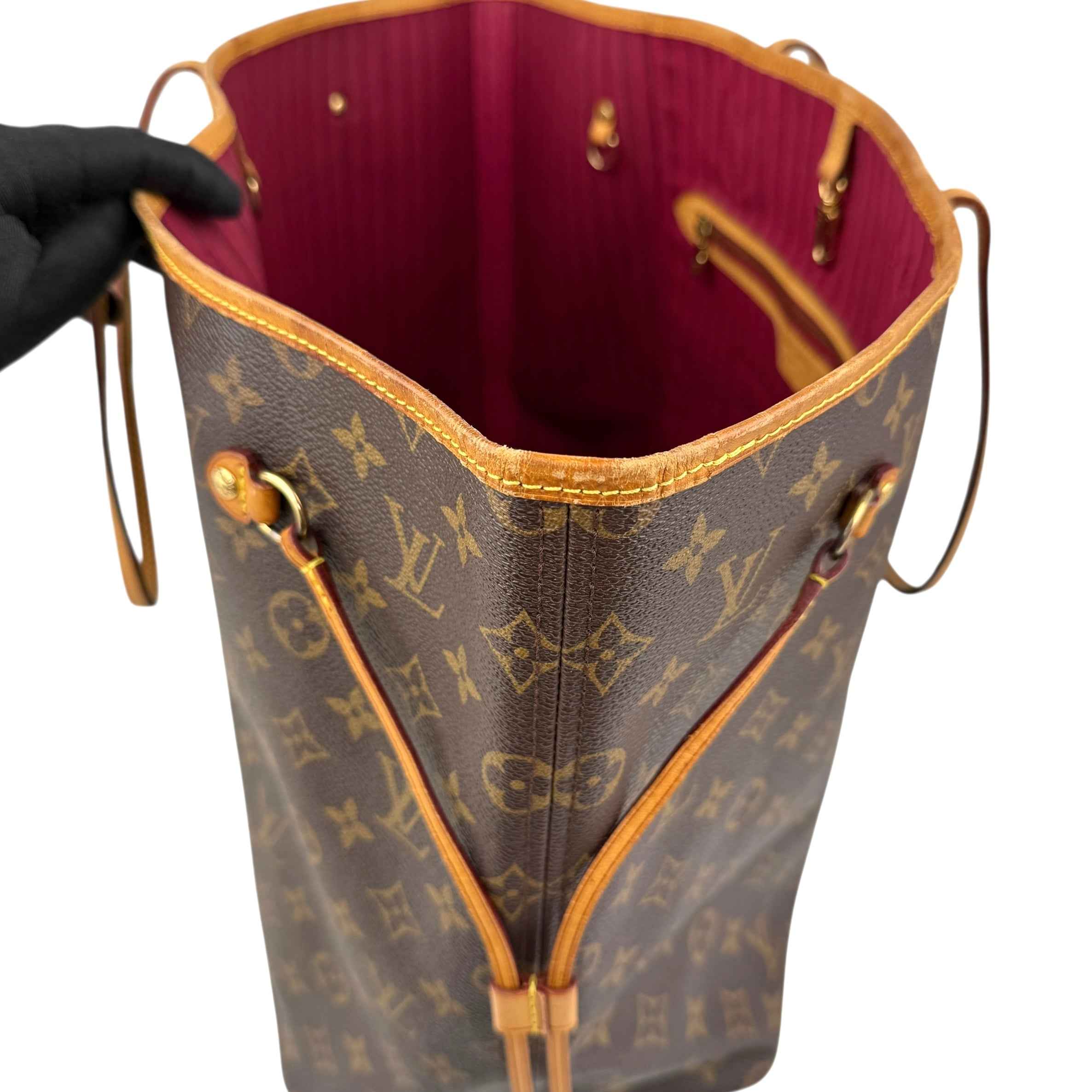 Louis Vuitton Neverfull GM Tote Brown Canvas Coated Monogram