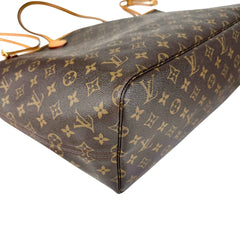 Louis Vuitton Neverfull GM Tote Brown Canvas Coated Monogram