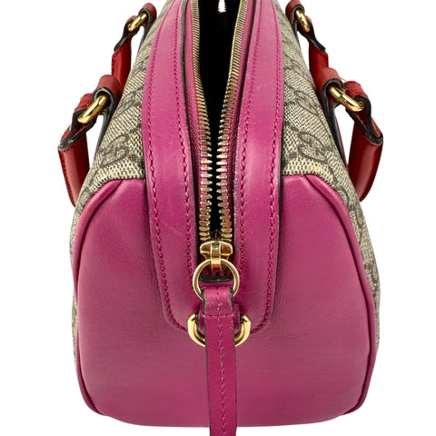Gucci GG Supreme Hand Bag PVC Leather 2way