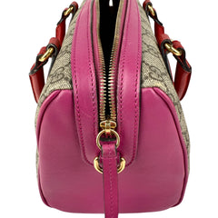 Gucci GG Supreme Hand Bag PVC Leather 2way