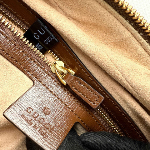 Gucci 1955 Horsebit Gg Supreme Shoulder Bag