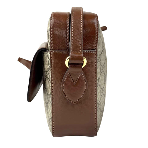Gucci 1955 Horsebit Gg Supreme Shoulder Bag
