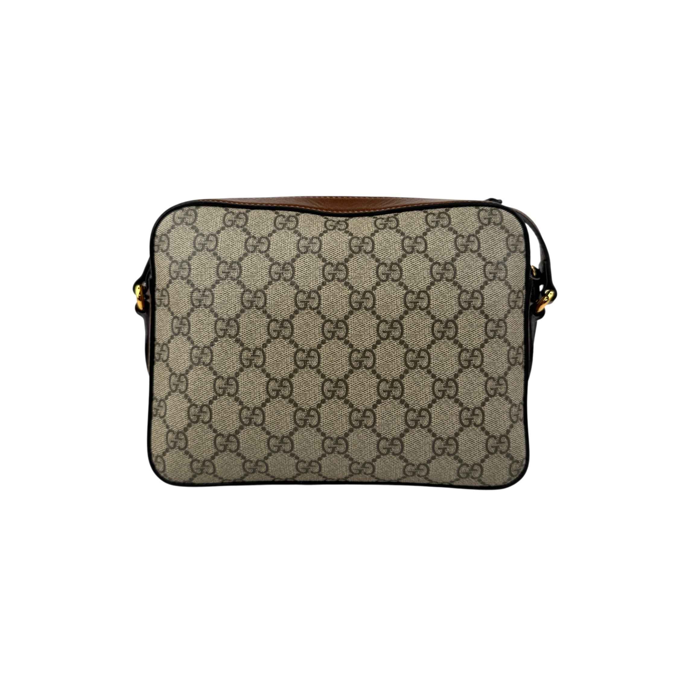 Gucci 1955 Horsebit Gg Supreme Shoulder Bag
